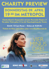 Filmplakat Vier minus Drei - Charity Preview